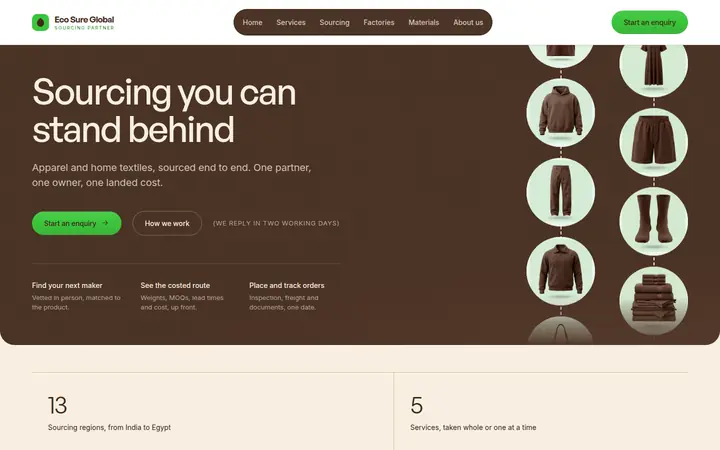 Eco Sure Global — home page